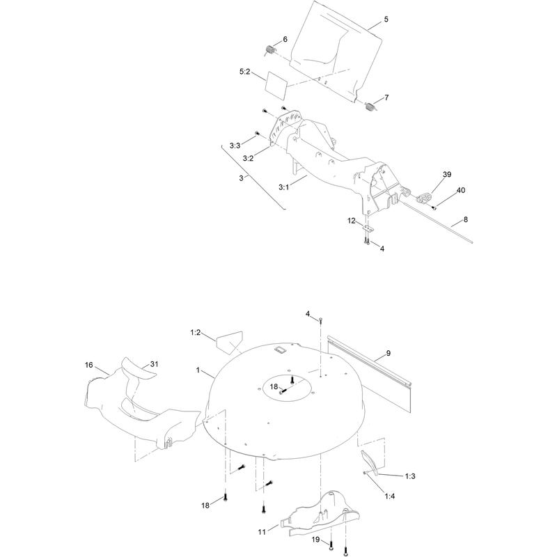 Housing and Chute Assembly