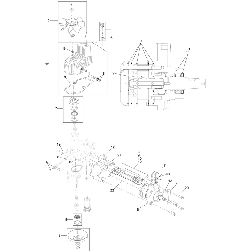 RH Hydro Assembly No. 126-1320