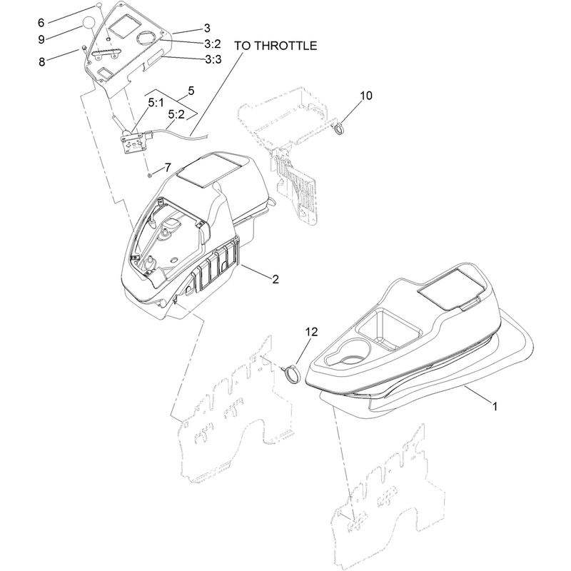 Fender, Console and Control Assembly