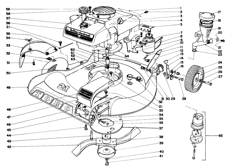21in Whirlwind Sp Electric Start No 21100