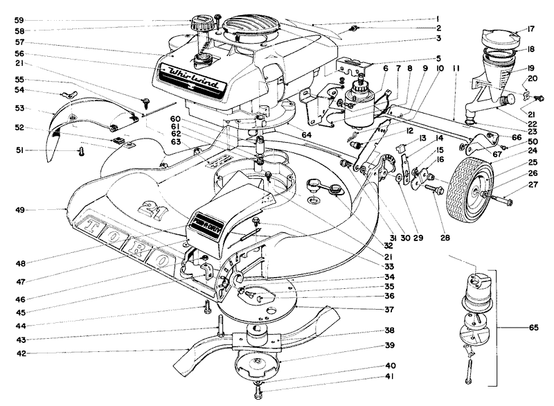 21in Whirlwind Sp Key Lectric