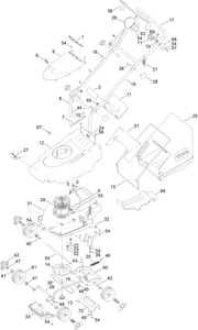 36cm Lawn Mower Assembly