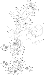 36cm Lawn Mower Assembly