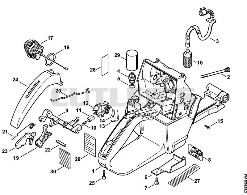 Tank housing