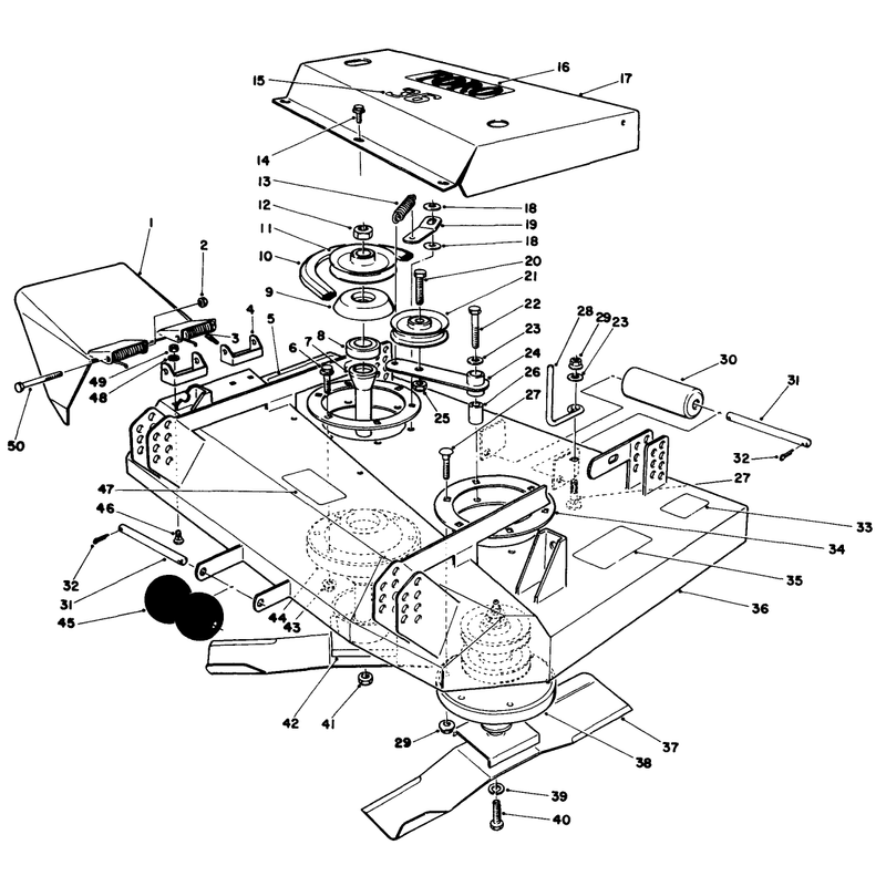 36in Cutting Deck Model No 30136