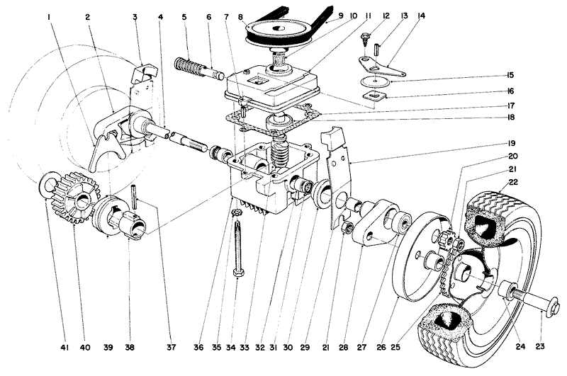 Gear Box Assembly Model No 21172