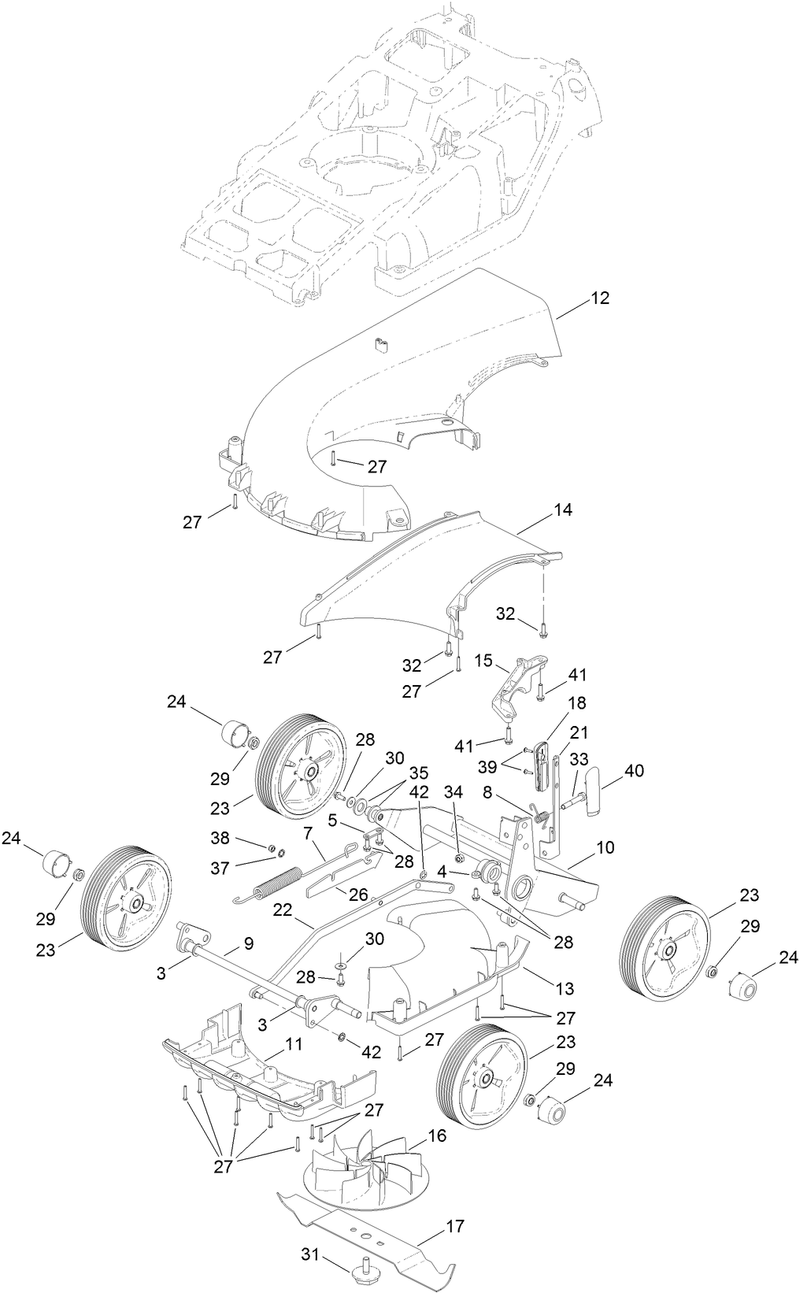 Height of Cut and Wheel Assembly