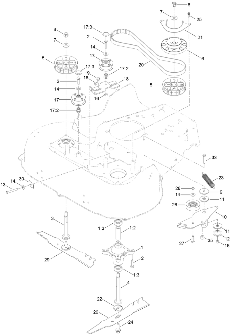 Spindle and Belt Assembly