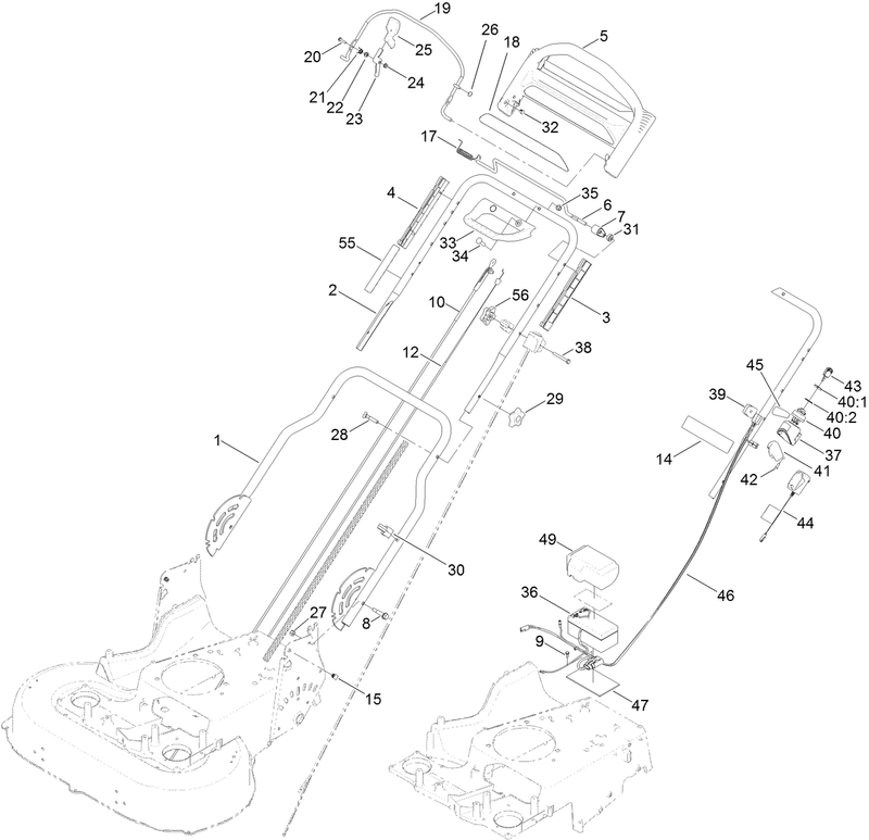 Handle and Electrical Assembly