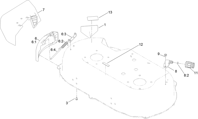 Side Discharge Chute Assembly
