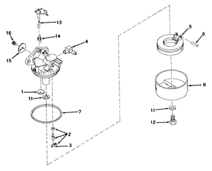 Carburetor No 631612