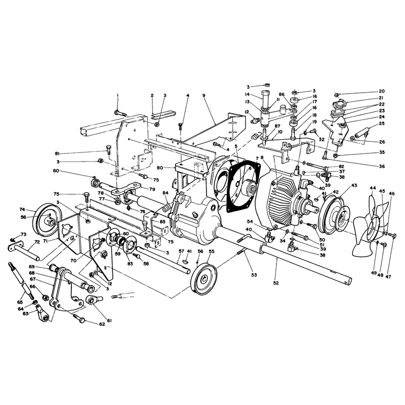 Transmission and Differential Assembly