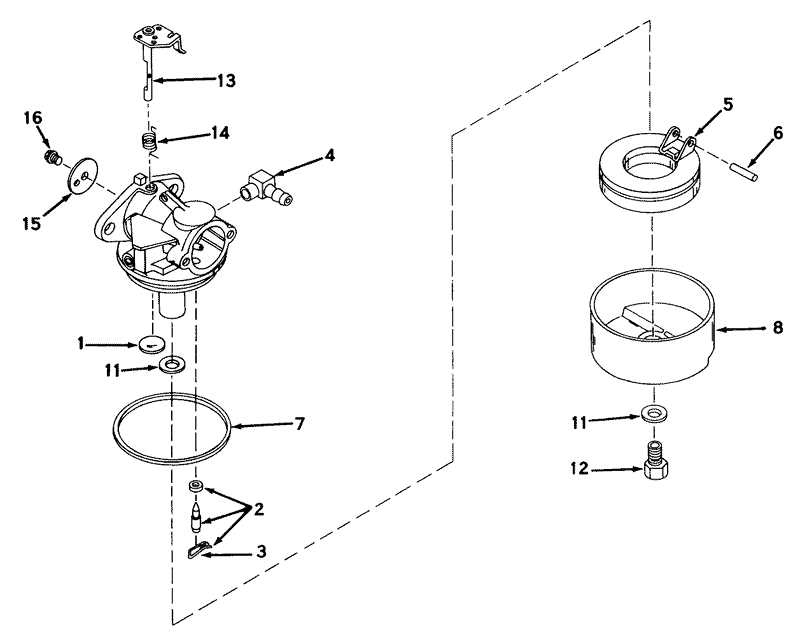 Carburetor Model 631612