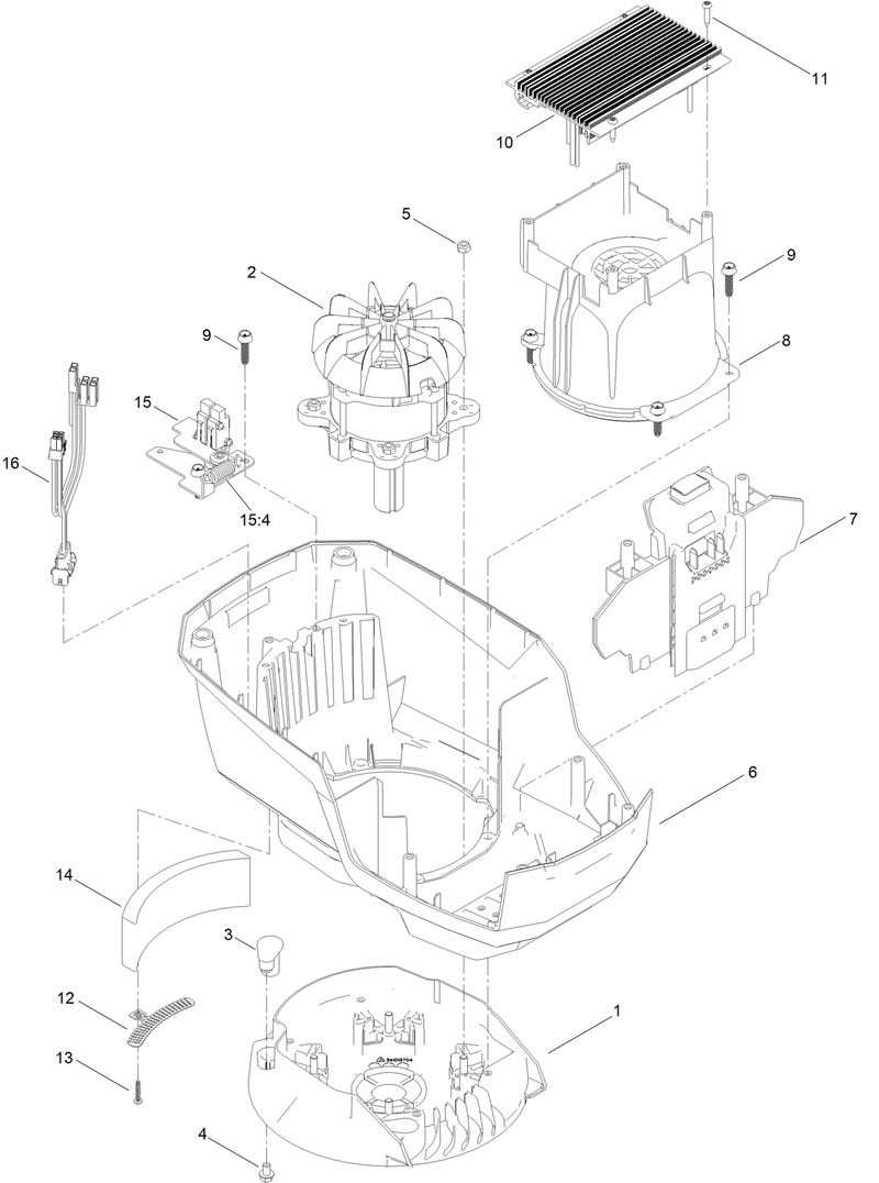 Motor Module Assembly No 140 4203