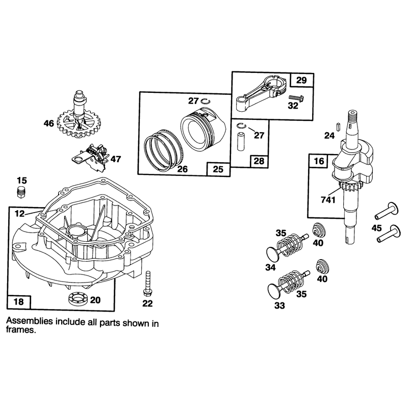 Engine Briggs and Stratton Model 122702-0206-01