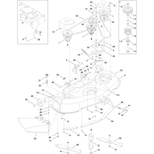 46 Inch Deck Assembly Electric PTO