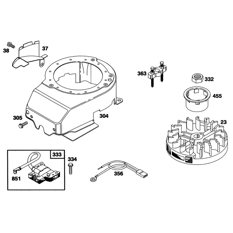 Engine Briggs and Stratton Model 12a802-0611-01
