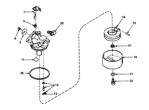 Carburetor No 631784