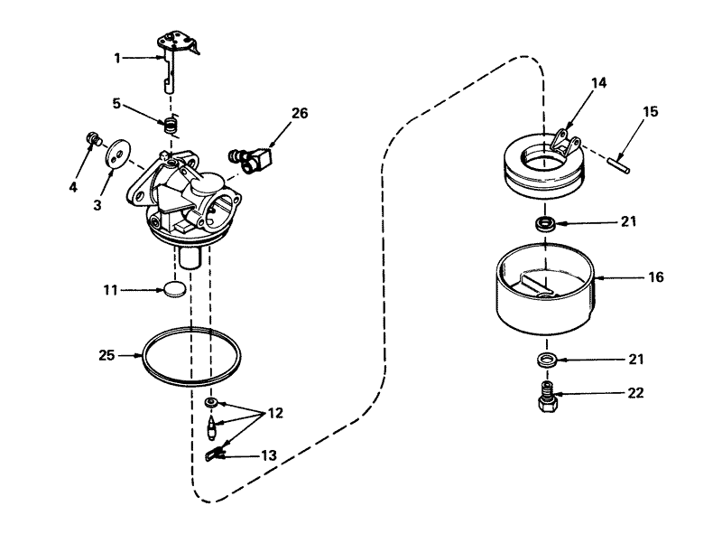 Carburetor No 631784