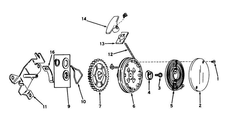 Rewind Starter N0 590450a