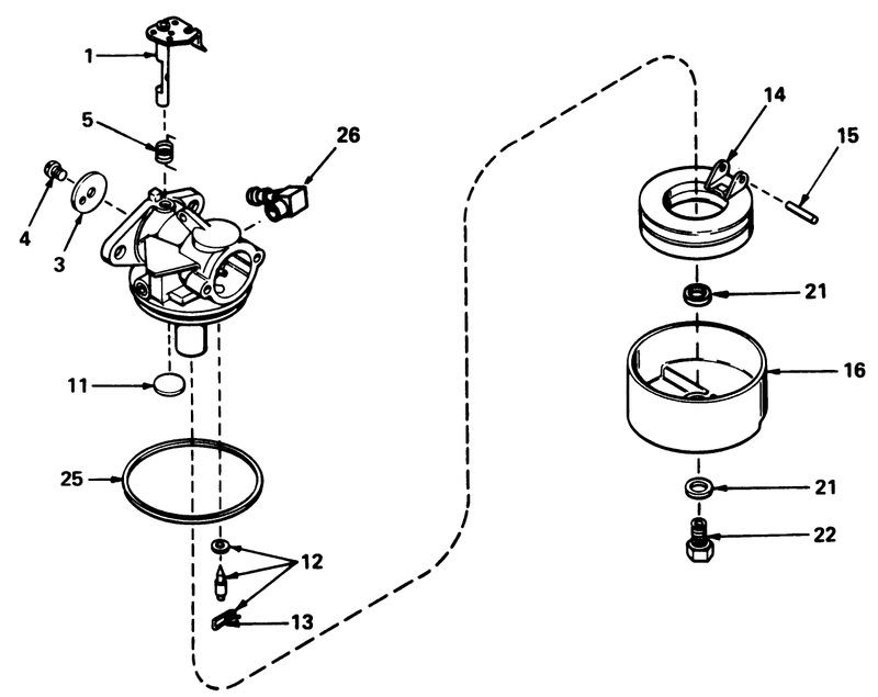 Carburetor No 631784a