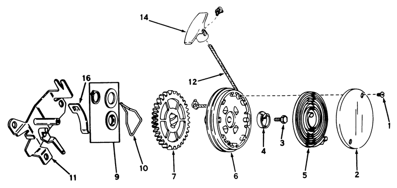 Rewind Starter N0 590519