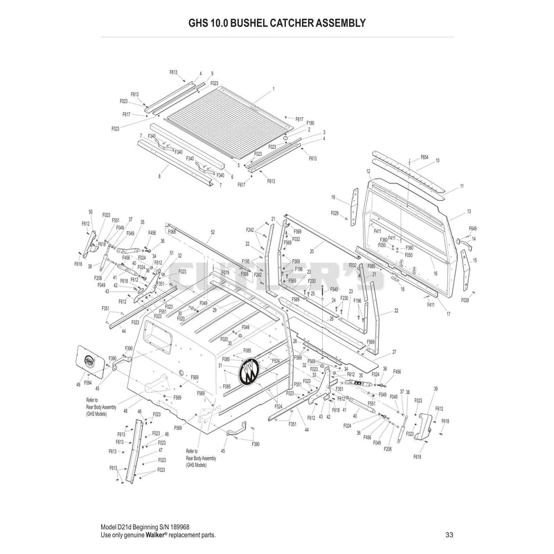 GHS 10.0 Bushel Catcher Assembly