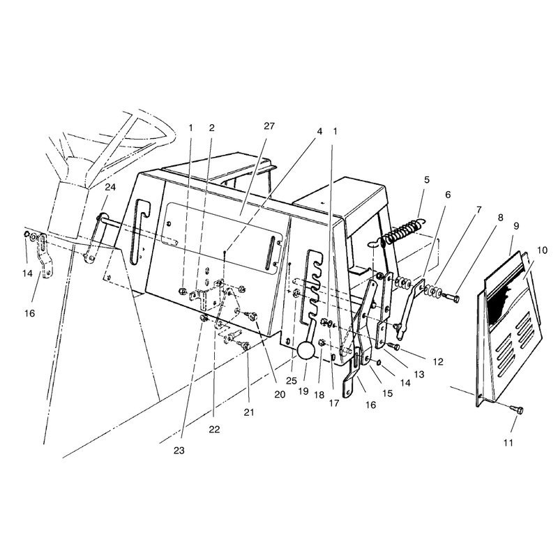 Rear Frame and Wheel Assembly