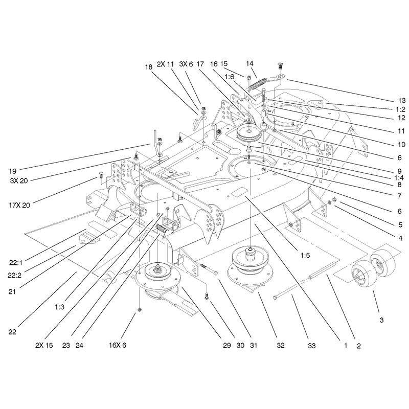 Deck and Spindle Assemblies