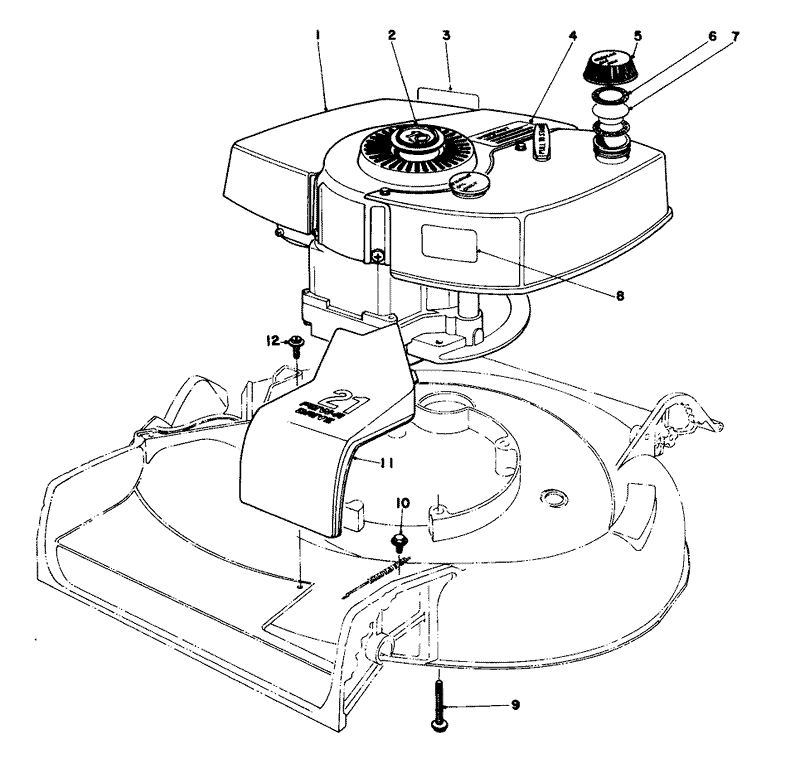 Engine Assembly Model No 21610