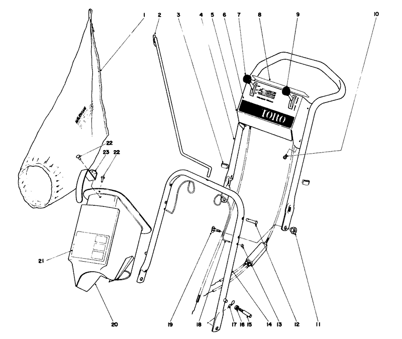 Handle Assembly Model No 21610