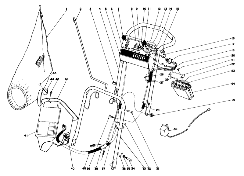 Handle Assembly Model No 21711