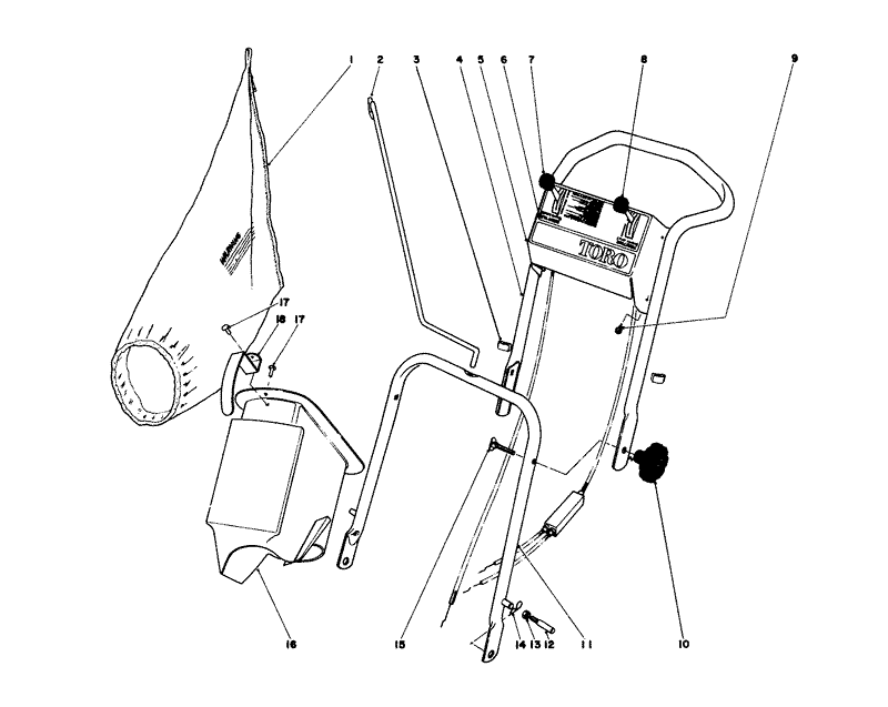 Handle Assembly Model No 21610