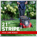Toro 21620 60V MAX* 21 in. Stripe® Self-Propel Lawn Mower with 5Ah Battery and Charger