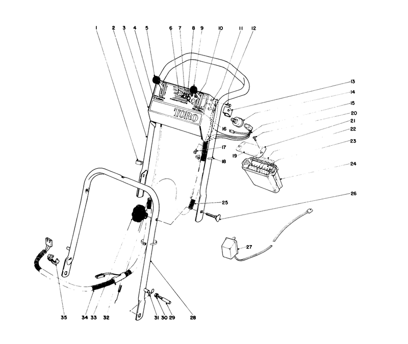 Handle Assembly Model No 21727