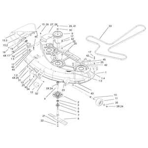 44in Deck Assembly