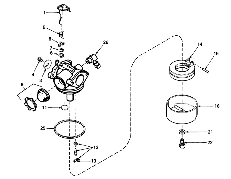 Carburetor No 632050 mower Model No 21658 And 21738engine Nos Tnt 100 10055b And Tnt 100 10056b
