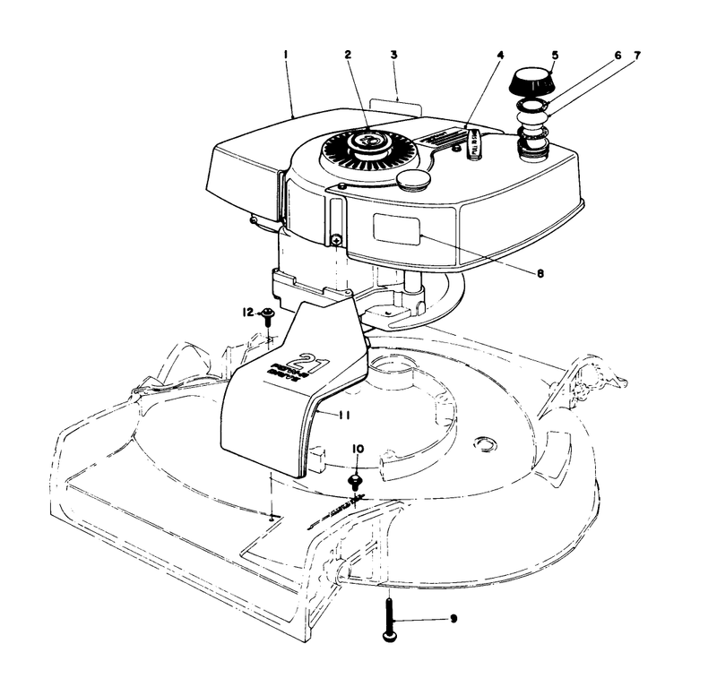Engine Assembly Model No 21658