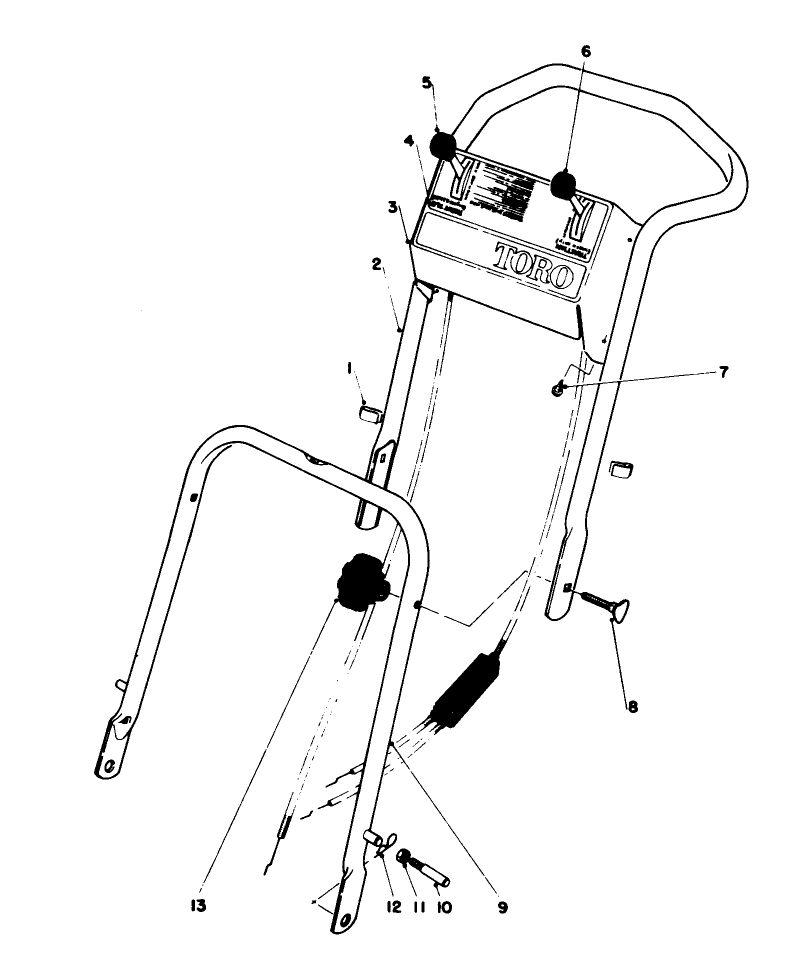 Handle Assembly Model No 21658
