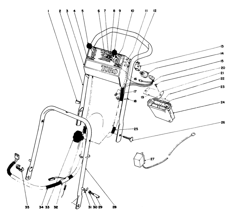 Handle Assembly Model No 21738