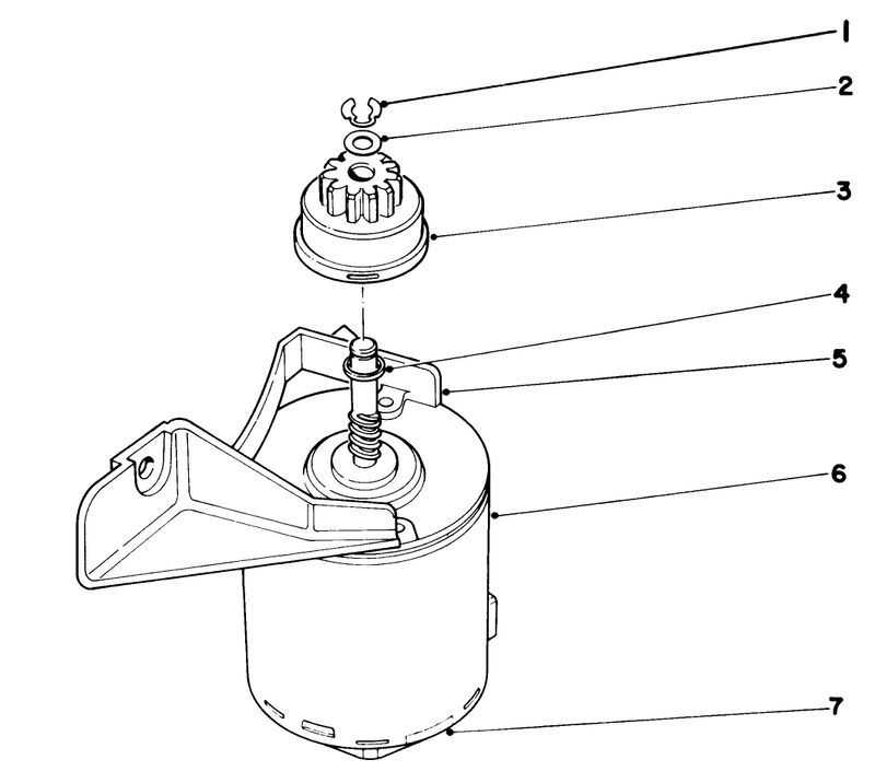 Starter Motor Model No 21738