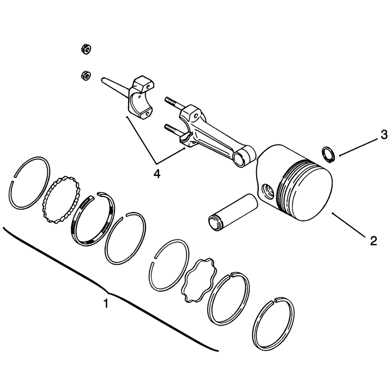 Piston and Rings