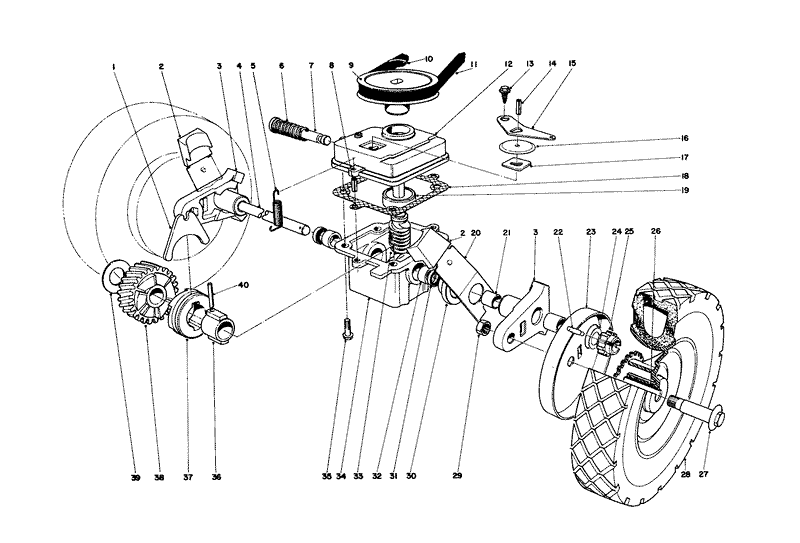 Gear Case Assembly Model No 21610 and 21711