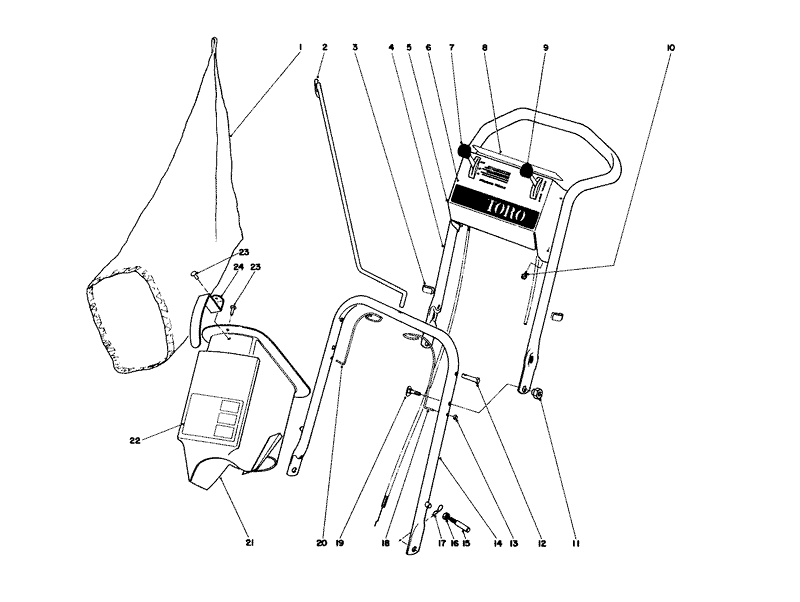 Handle Assembly Model No 21610