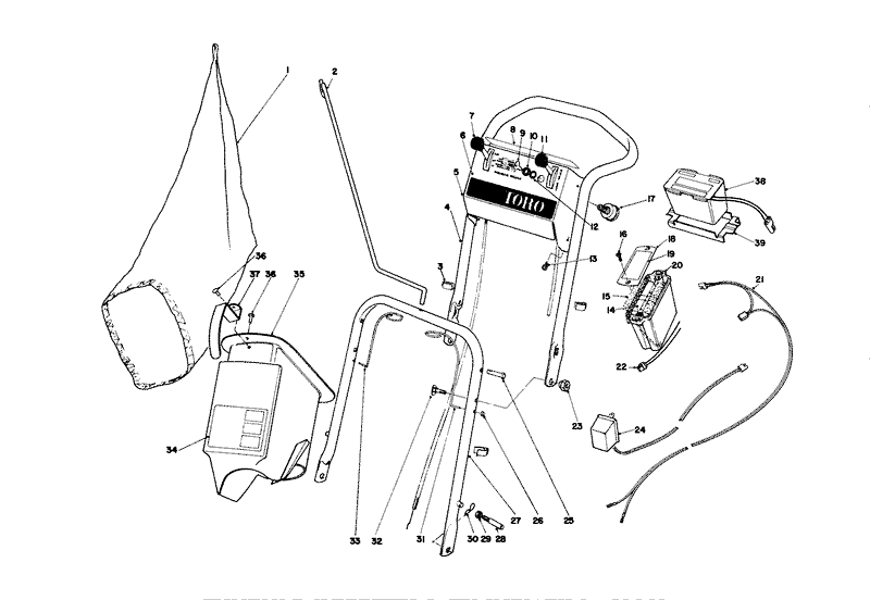 Handle Assembly Model No 21711