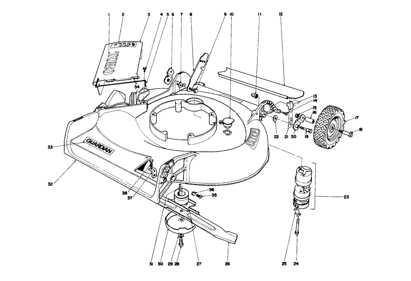 Housing Assembly Model No 21610 and 21711