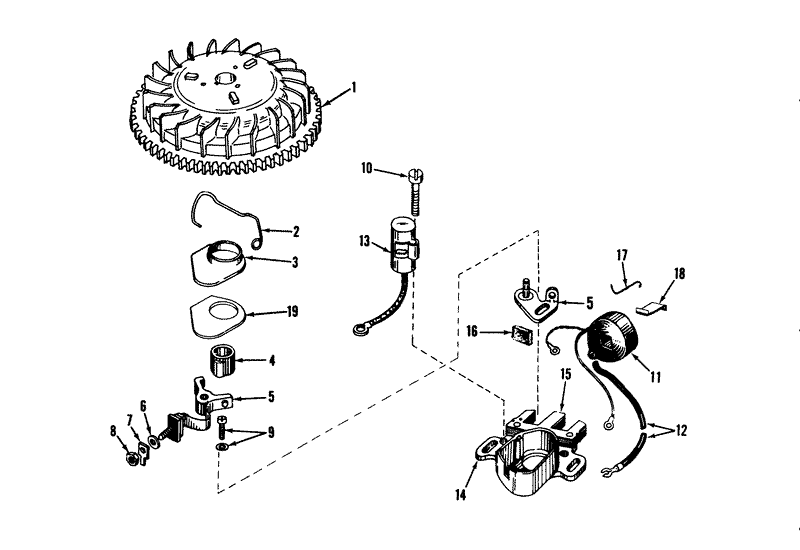 Magneto No 610772 mower Model No 21711