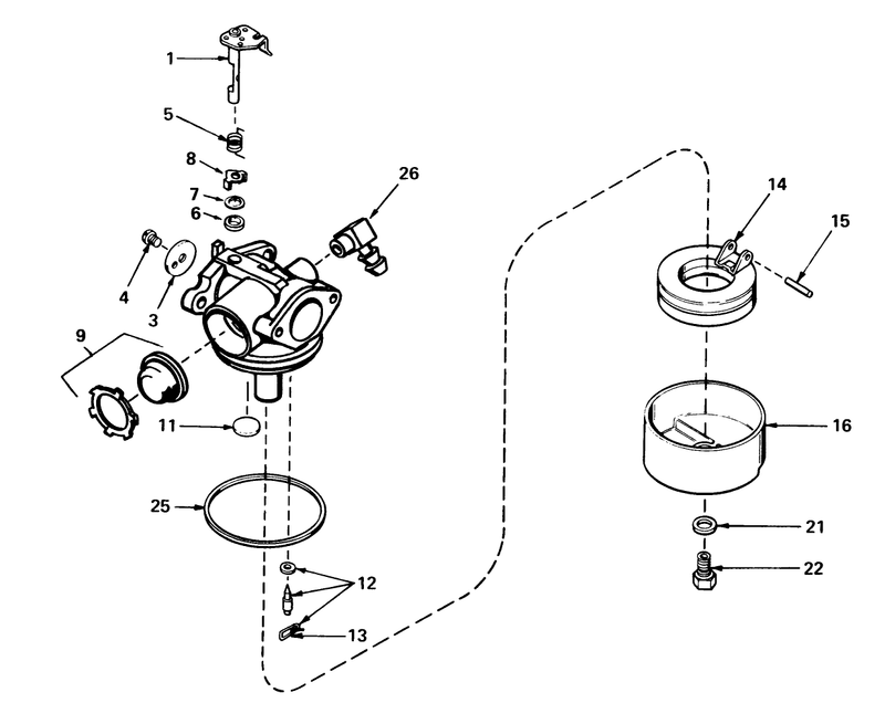 Carburetor No 632050
