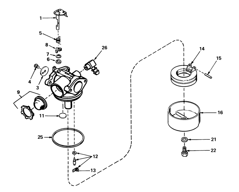 Carburetor No 632050