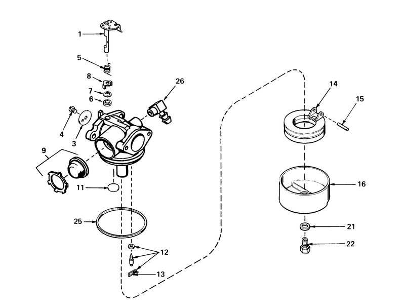 Carburetor No 632050